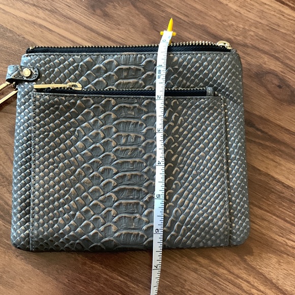 Danier Grey Leather Clutch - Picture 7 of 8
